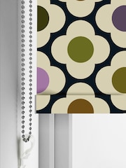 Orla Kiely Multi Mauve Spot Flower Made to Measure Blinds - Image 5 of 6
