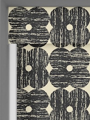 Orla Kiely Charcoal Textured Flower Made to Measure Blinds - Image 4 of 6