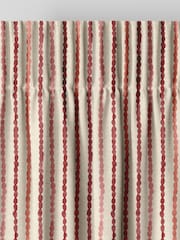 Emily Bond Red Moroccan Stripe Made to Measure Curtains - Image 6 of 9