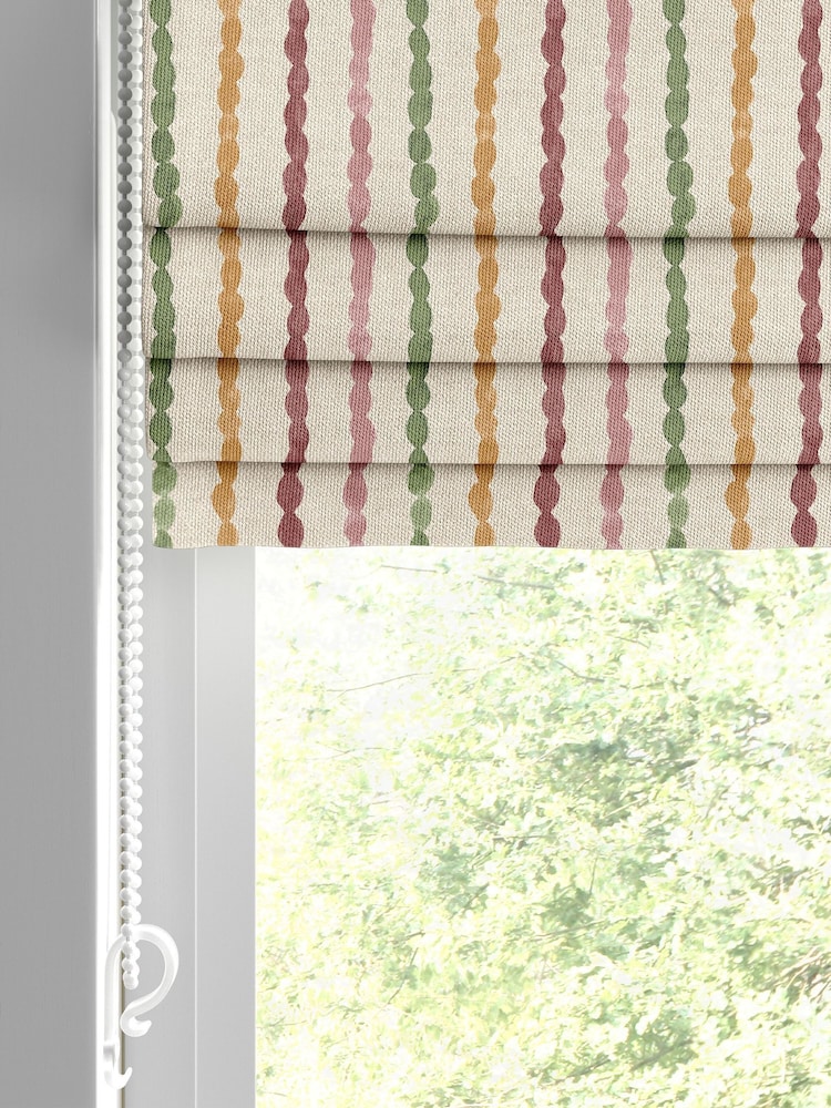Emily Bond Multi Moroccan Stripe Made to Measure Blinds - Image 2 of 6