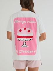 Skinnydip White Always Room For Dessert T-Shirt - Image 4 of 4