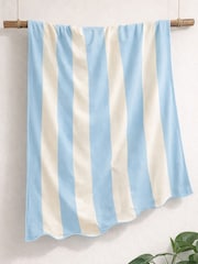 Allure Bath Fashions Ice Blue Scalloped Beach Towel - Image 2 of 4