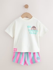Cream Toy Story Mr Potato Head Short Sleeve T-Shirt and Short Set (3mths-7yrs) - Image 1 of 5
