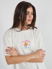 Skinnydip White Care Bears x Skinnydip Homebake Club T-Shirt - Image 2 of 3
