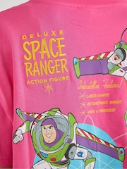 Skinnydip Pink Disney Buzz Lightyear Poster T-Shirt - Image 4 of 4