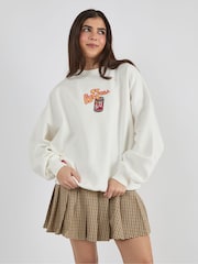 Skinnydip White The Simpsons x Buzz Cola Sweatshirt - Image 1 of 4