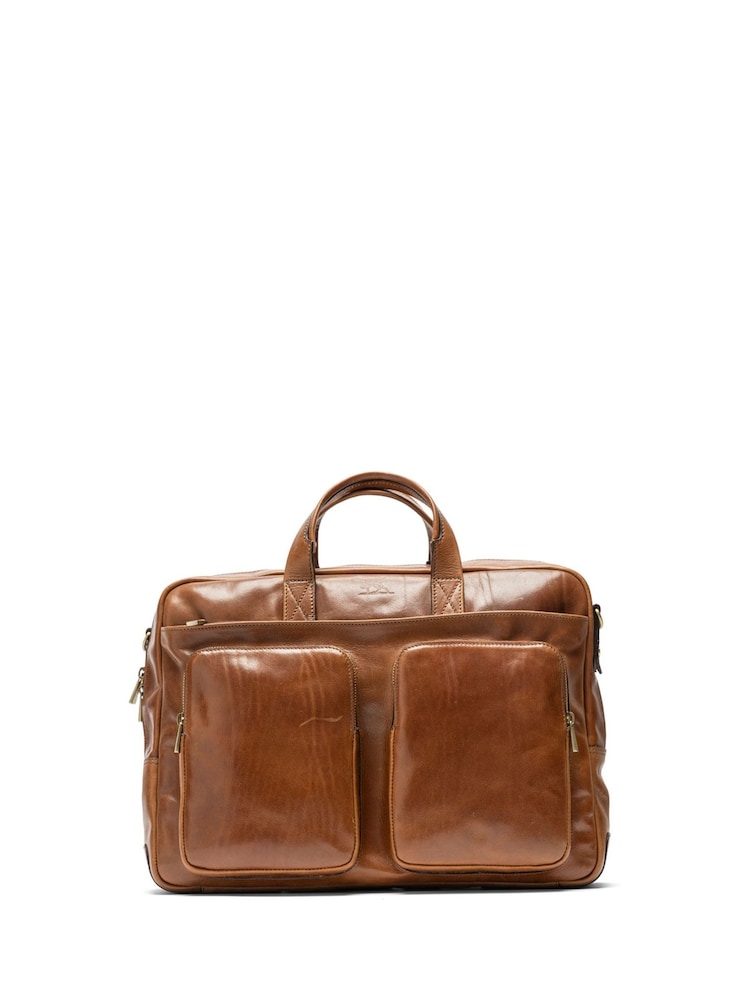 Rodd & Gunn Brown Cambridge Briefcase - Image 1 of 3