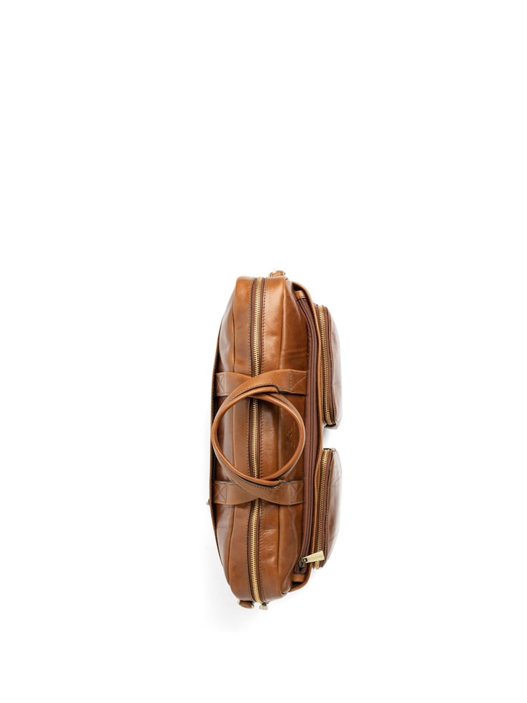 Rodd & Gunn Brown Cambridge Briefcase - Image 3 of 3