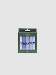 Rodd & Gunn Blue Gunner Handkerchief 5 Pk - Image 1 of 2