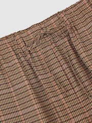 Reiss Minnie Wide-Leg Check Trousers - Larawan 6 ng 6