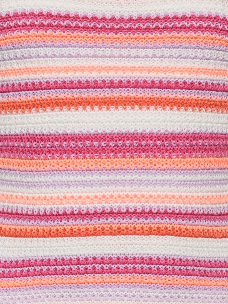 ONLY KIDS Pink Striped Crochet Strap Top - Image 3 of 3 ONLY KIDS Pink Striped Crochet Strap Top - Image 3 of 3