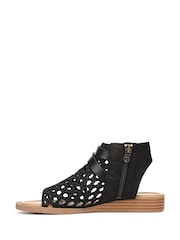 Blowfish Malibu Black Anuella Regular Fit Strappy Sandals - Image 2 of 7