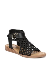Blowfish Malibu Black Anuella Regular Fit Strappy Sandals - Image 3 of 7