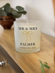 Personalised Wedding Candle Jar by PMC - Image 1 of 3