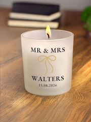 Personalised Wedding Candle Jar by PMC - Image 2 of 3