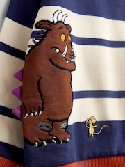 JoJo Maman Bébé Navy Blue The Gruffalo Sweatshirt - Image 3 of 4