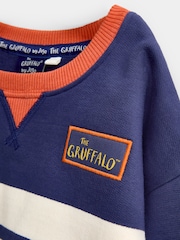 JoJo Maman Bébé Navy Blue The Gruffalo Sweatshirt - Image 4 of 4