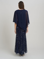 Gina Bacconi Leslie Μακρύ φόρεμα με στολίδια - Εικόνα 2 από 6