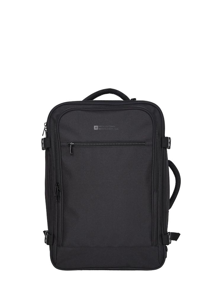 Mountain Warehouse Black Essentials Collapsible Cabin Bag 40L - Image 1 of 6