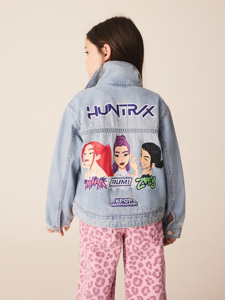 Albastru deschis - Jachetă din denim K-Pop Demon Hunters (6-16ani) - Imaginea 1 din 8