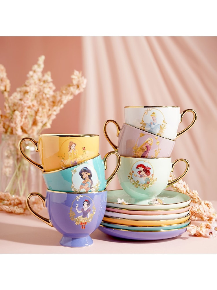 Disney Princess Purple Tea Snow White Cup & Saucer - Image 2 of 7