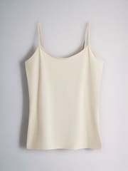 The Set The Set 8 Pack Cami Vests Black/Brown/Neutral/Oat/Cream/White - Image 3 of 11