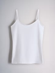The Set The Set 8 Pack Cami Vests Black/Brown/Neutral/Oat/Cream/White - Image 5 of 11