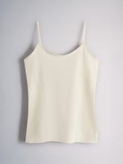 The Set The Set 8 Pack Cami Vests Black/Brown/Neutral/Oat/Cream/White - Image 6 of 11