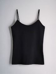 The Set The Set 8 Pack Cami Vests Black/Brown/Neutral/Oat/Cream/White - Image 7 of 11