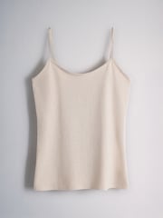 The Set The Set 8 Pack Cami Vests Black/Brown/Neutral/Oat/Cream/White - Image 9 of 11