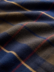 The Set 2 Pack Flannel Cotton Traditional Pyjamas Set Red Check/Green Check - Image 7 of 7
