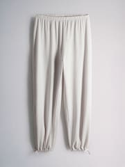 The Set 2 Pack Essentials Slash Neck and Balloon Pyjamas Pink/Taupe Brown - Image 5 of 7