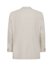 BadRhino Big & Tall Natural Long Linen Blend Suit Jacket - Image 7 of 7