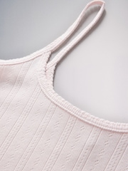 The Set Pointelle Pyjamas Set 3 Piece Pink - Image 13 of 14