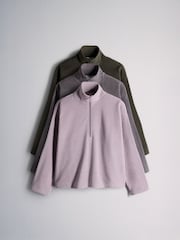 Pink/Light Purple - The Set 3 Pack Quarter Zip Micro Fleeces - Imaginea 1 din 6