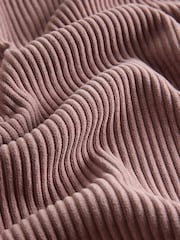 The Set 2 Pack Half Zip Funnel Neck Lounge Sweater Taupe / Pink - Image 5 of 5