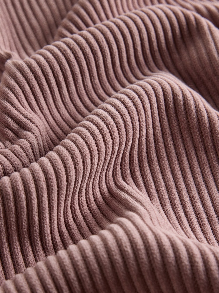 The Set 2 Pack Half Zip Funnel Neck Lounge Sweater Taupe / Pink - Image 5 of 5