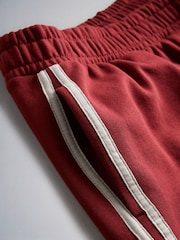 The Set Funnel Neck Sweat with Straight Leg Joggers Co-Ord Set Red - Image 5 of 6