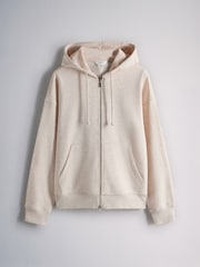 The Set 2 Pack Zip Through Hoodies Light Oatmarl/Brown - Image 3 of 5