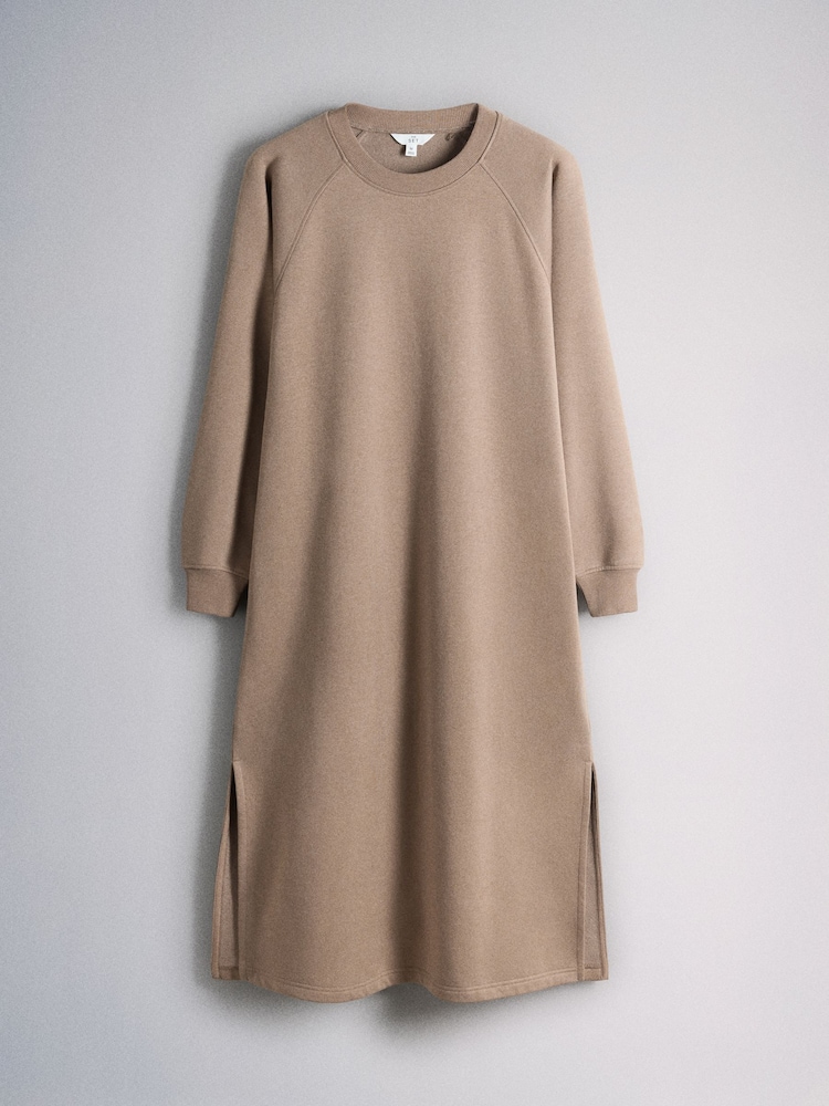 The Set 2 Pack Maxi Sweat Dresses Neutral Taupe/Brown - Image 2 of 5
