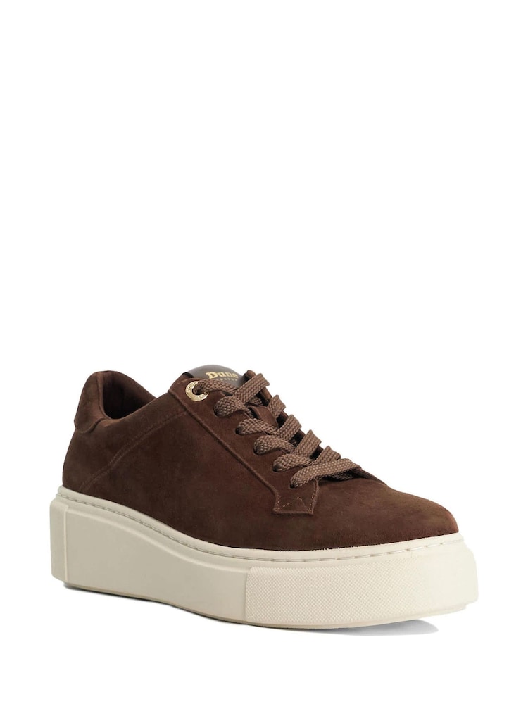 Dune London Brown Evienne Trainers - Image 2 of 4