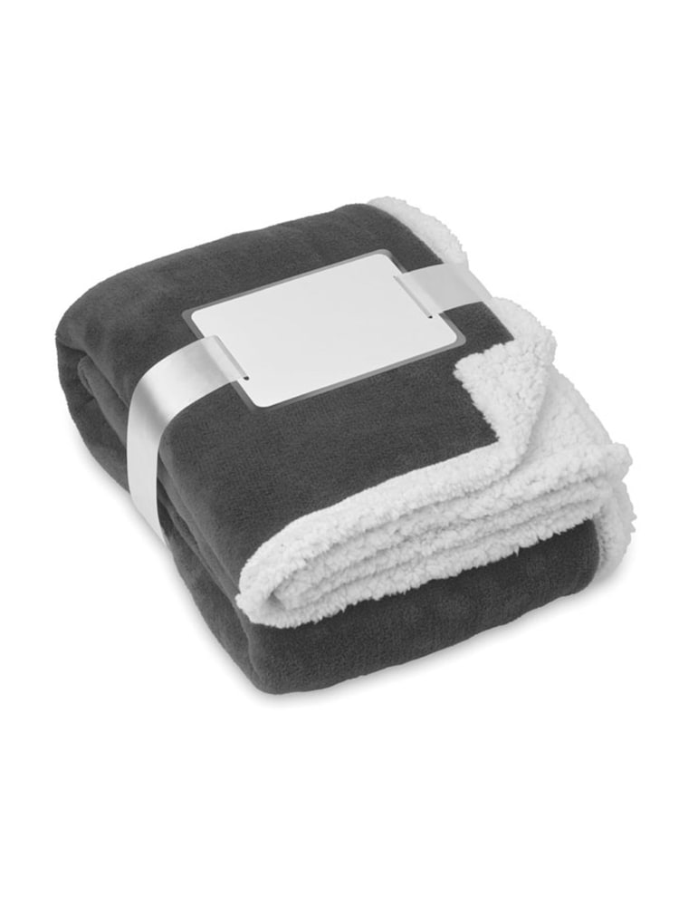 Personalised Sherpa Lined Fleece Blanket by Treat Republic - Image 2 of 2