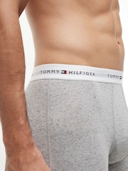 Tommy Hilfiger Grey Cotton Stretch Trunks 3 Pack - Image 5 of 6