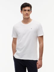Tommy Hilfiger White Cotton T-Shirts 3 Pack - Image 2 of 5