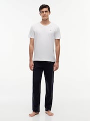 Tommy Hilfiger White Cotton T-Shirts 3 Pack - Image 3 of 5