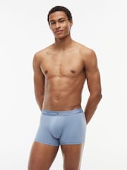 Tommy Hilfiger Blue Performance Stretch Trunks  3 Pack - Image 6 of 6