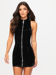 Ann Summers Black Wicked Temptations PU Dress - Image 4 of 7