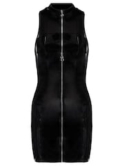 Ann Summers Black Wicked Temptations PU Dress - Image 7 of 7