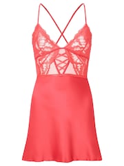 Ann Summers Orange Sweet Surrender Satin Chemise - Image 5 of 5