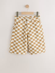Ochre/Cream Twill Shorts (3-14yrs) - Image 1 of 4